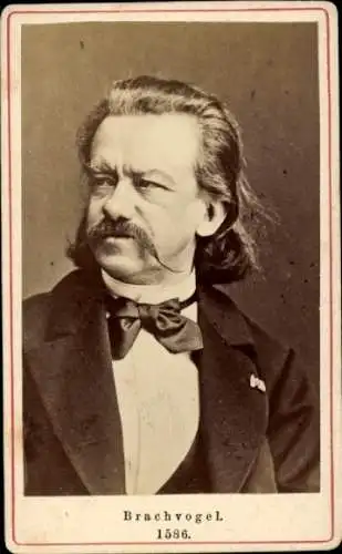 CdV Schriftsteller Albert Emil Brachvogel, Portrait