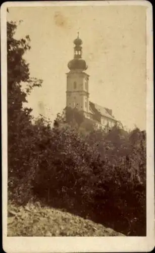 Kabinett Foto Amberg in der Oberpfalz Bayern, Mariahilfberg, Kirche