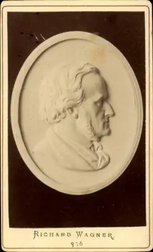 CdV Komponist , Dramatiker und Dichter Richard Wagner, Portrait