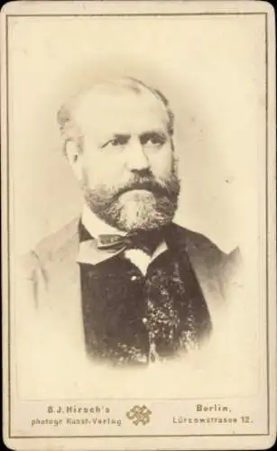 CdV Komponist Charles Gounod, Portrait