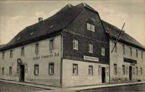 Ak Sayda im Erzgebirge, Gaststätte Schwarzes Roß