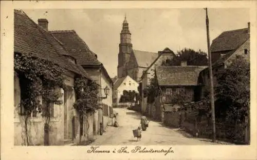 Ak Kamenz Sachsen, Pulsnitzer Straße, Kirche