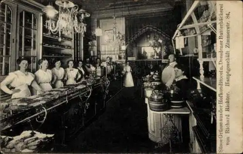 Ak Berlin Kreuzberg, Hofkonditorei, Dresdener Butterbäckerei, Zimmerstraße 84