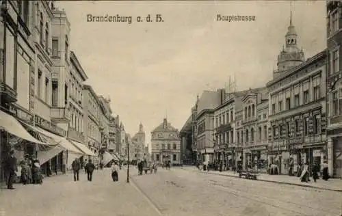 Ak Brandenburg an der Havel, Hauptstraße