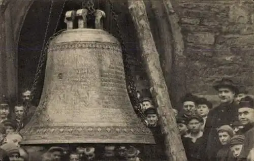 Ak Menden im Sauerland, Einweihung der neuen Glocken der Pfarrkirche, Palmsonntag 1924