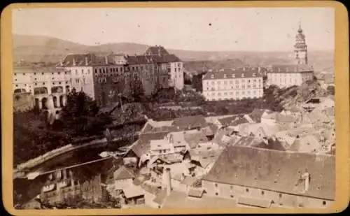 Kabinett Foto Český Krumlov Böhmisch Krumau Südböhmen, Teilansicht