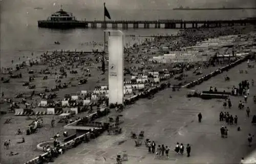 Ak Blankenberghe Blankenberge Westflandern, Strand, Gesamtansicht