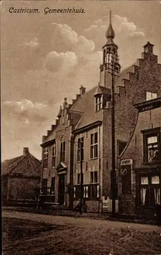 Ak Castricum Nordholland Niederlande, Gemeentehuis