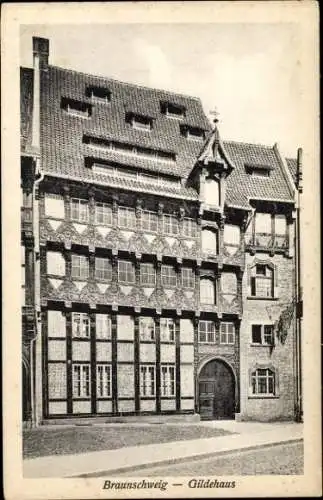 Ak Braunschweig in Niedersachsen, Gildehaus