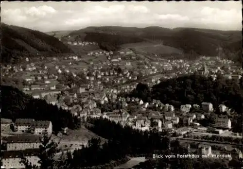 Ak Werdohl im Sauerland, Blick vom Forsthaus, Gesamtansicht