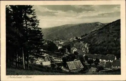 Ak Rübeland im Harz, Gesamtansicht