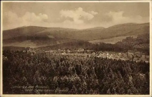 Ak Schierke Wernigerode im Harz, Brocken, Ober-Schierke