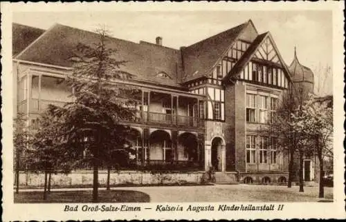 Ak Bad Elmen Salzelmen Schönebeck an der Elbe, Kaiserin Augusta Kinderheilanstalt II
