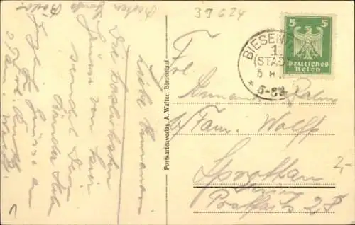 Ak Biesenthal in der Mark, Wuckensee, Panorama