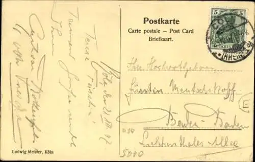 Ak Köln am Rhein, Dom, Monopol-Hotel