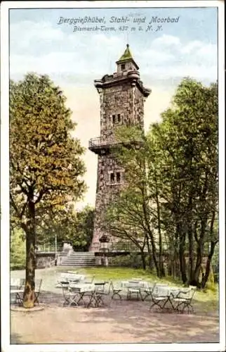 Ak Berggießhübel in Sachsen, Bismarckturm