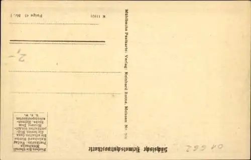 Ak Meißen an der Elbe, Friedhof, Dom