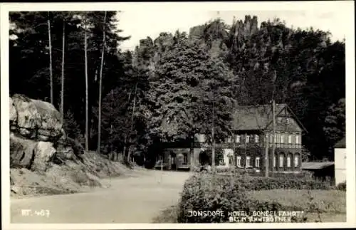 Foto Ak Jonsdorf Sachsen, Hotel Gondelfahrt