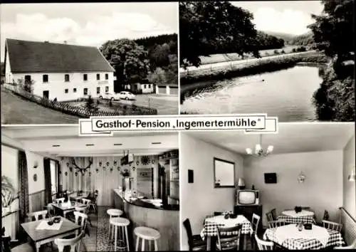 Ak Krummenerl Meinerzhagen im Sauerland, Gasthof Pension Ingemertermühle