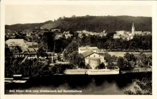 Ak Bad Kösen Naumburg an der Saale, Blick von Gradierwerk, Kurmittelhaus