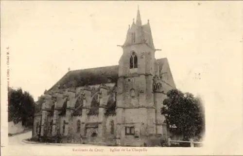 Ak Crécy la Chapelle Seine et Marne, Kirche