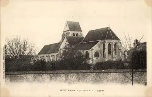 Ak Saint Germain les Couilly Seine et Marne, Kirche