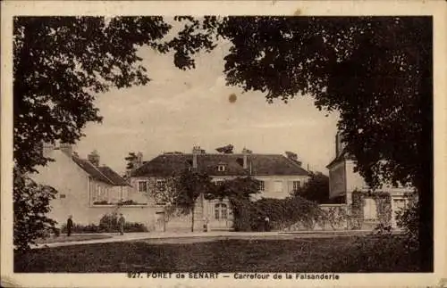 Ak Senárt Essonne, Foret, Carrefour de la Faisanderie