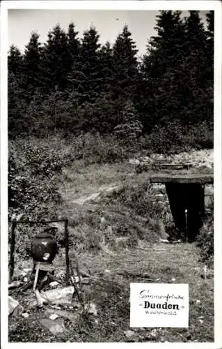 Foto Ak Daaden im Westerwald, Feuerstelle