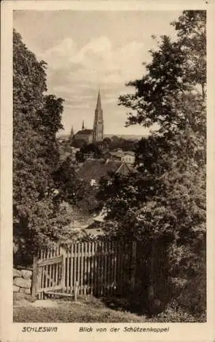 Ak Schleswig an der Schlei, Blick von der Schützenkoppel