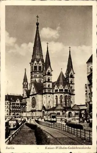 Ak Berlin Charlottenburg, Kaiser Wilhelm Gedächtniskirche, Gloria Palast