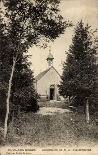 Ak Roulans Doubs, Sanctuaire de Notre Dame d'Aigremont