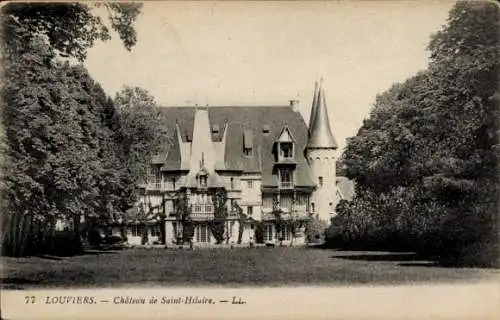 Ak Louviers Eure, Schloss St Hilaire