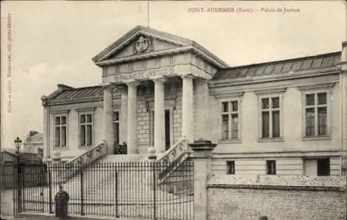 Ak Pont Audemer Eure, Palais de Justice