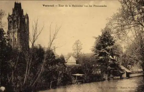 Ak Verneuil sur Avre Eure, Tour de la Madeleine