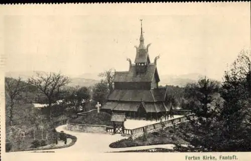 Ak Fantoft Årstad Bergen Norwegen, Kirche