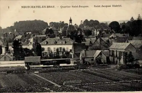 Ak Neufchâtel en Bray Seine Maritime, Quartier Saint-Jacques