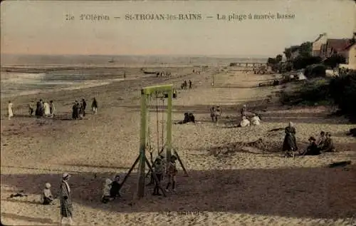 Ak Saint Trojan les Bains Ile d’Oléron Charente Maritime, La plage a maree basse