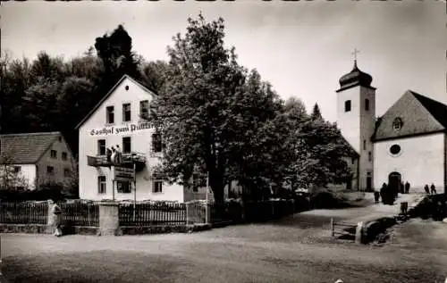 Ak Tüchersfeld Pottenstein Oberfranken, Gasthof Café Püttlachtal