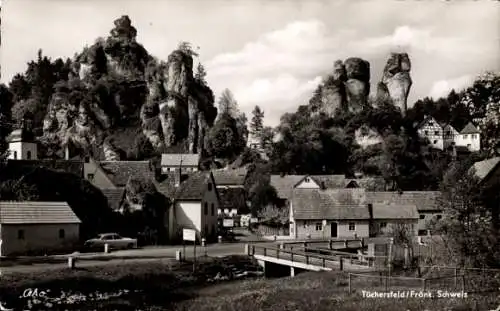 Ak Tüchersfeld Pottenstein Oberfranken, Gasthof Café Püttlachtal
