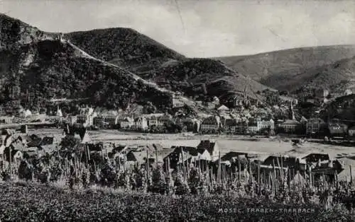 Ak Traben Trarbach an der Mosel, Gesamtansicht