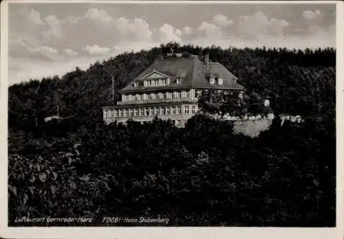 Ak Gernrode Quedlinburg im Harz, FDGB Heim Stubenberg