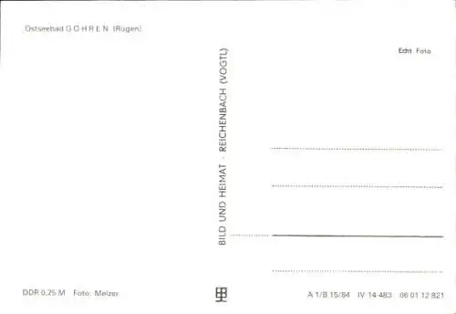 Ak Ostseebad Göhren auf Rügen, Strand, Strandkörbe, Promenade