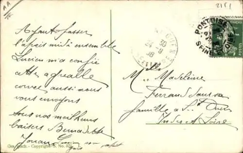 Ak Bäcker knetet den Teig