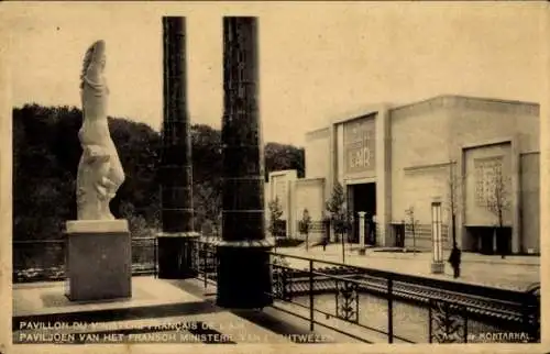 Ak Brüssel Brüssel, Ausstellung 1935, Pavillon des französischen Luftfahrtministeriums