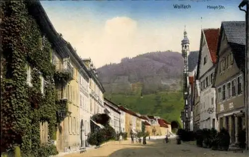 Ak Wolfach im Schwarzwald, Hauptstraße