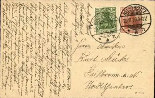 Ak Neustrelitz in Mecklenburg, Paradeplatz