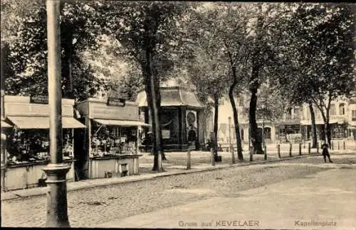 Ak Kevelaer am Niederrhein, Kapellenplatz, Verkaufsstände