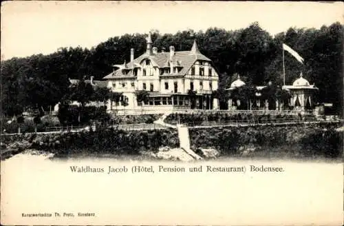 Ak Konstanz am Bodensee, Waldhaus Jakob, Hotel, Pension und Restaurant