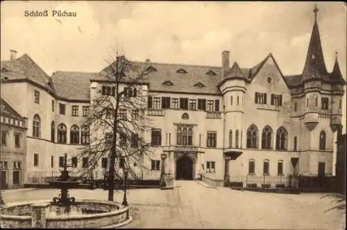 Ak Püchau Machern in Sachsen, Schloss Püchau