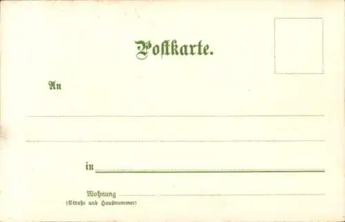 Litho Soldatengruppe, Pferdezug, Gewehre, Karren
